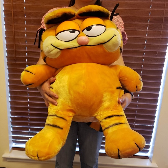 large garfield stuffed animal